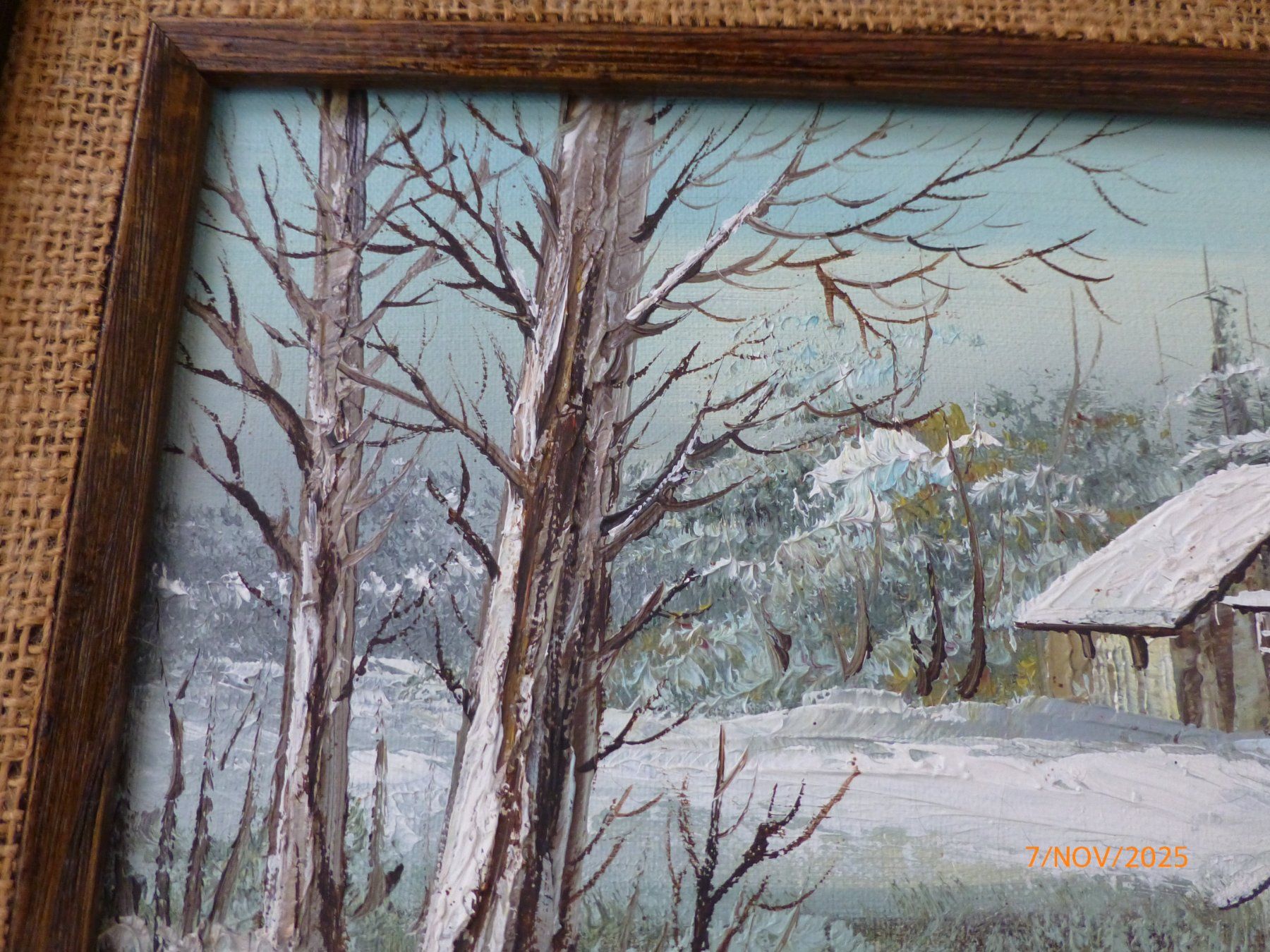 Dipinti: Winterlandschaft Ölgemälde, gerahmt, original. – Usato da Pratteln venduto da Emperial 4