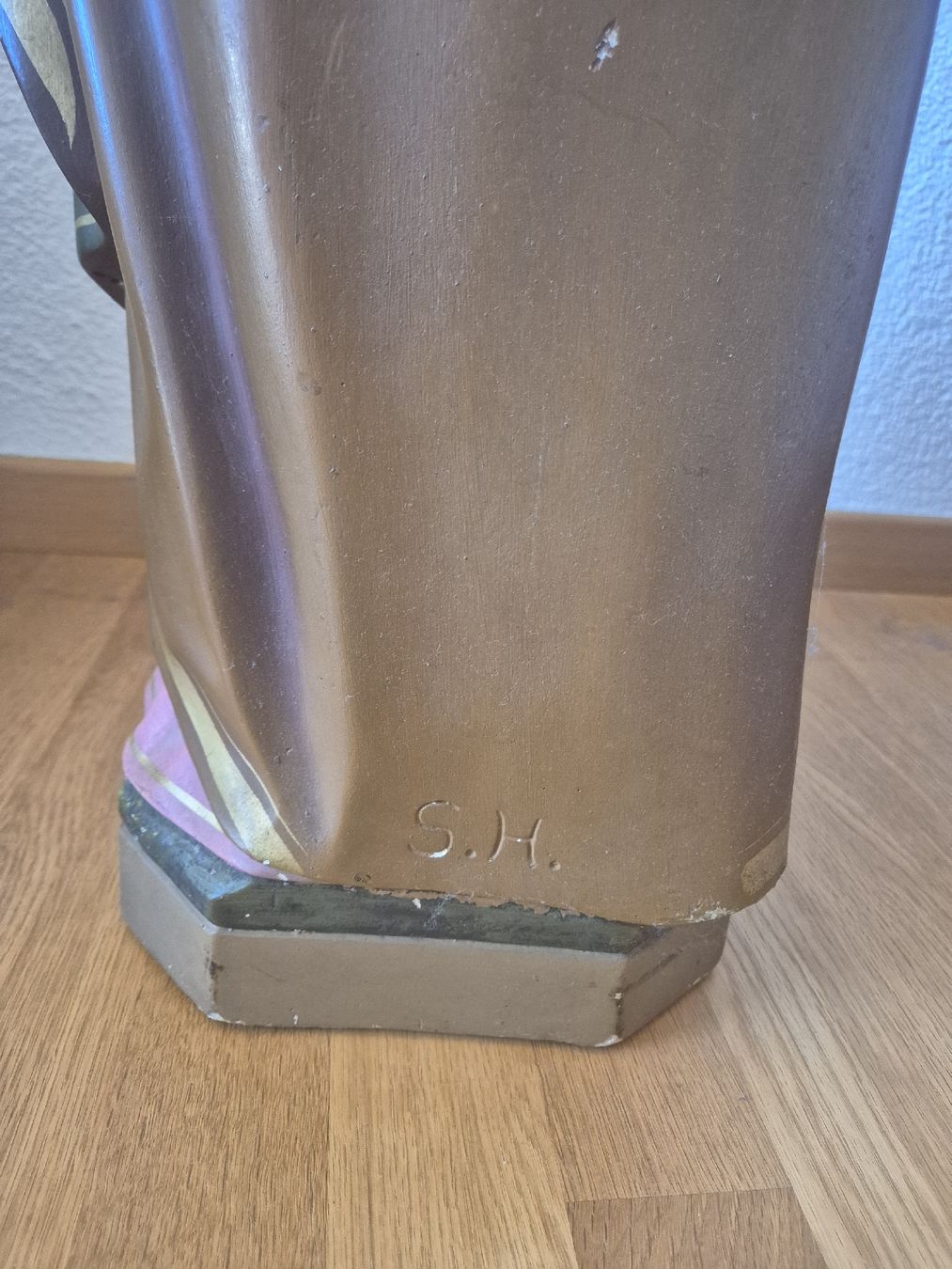Figuren: Heiliger Josef mit Jesuskind, Gipsfigur – Gebraucht aus Trogen von same4you 5