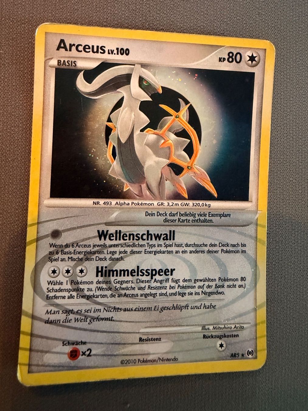 Pokémon Carte collezionabili: Pokemon Arceus AR5 – Usato da untersiggenthal venduto da stephanymar