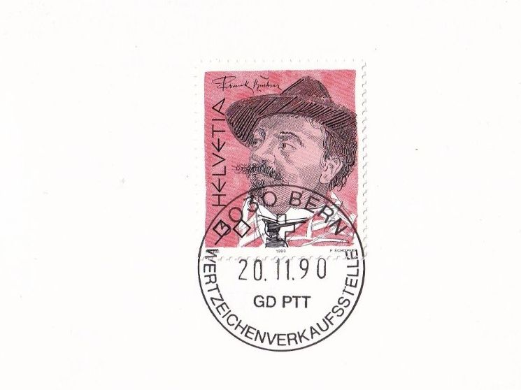 Tutti i francobolli: CH 1990, folder PTT Frank Buchser, SBK 804 – Nuovo (secondo la descrizione) da Castione venduto da Rx-stamps 1