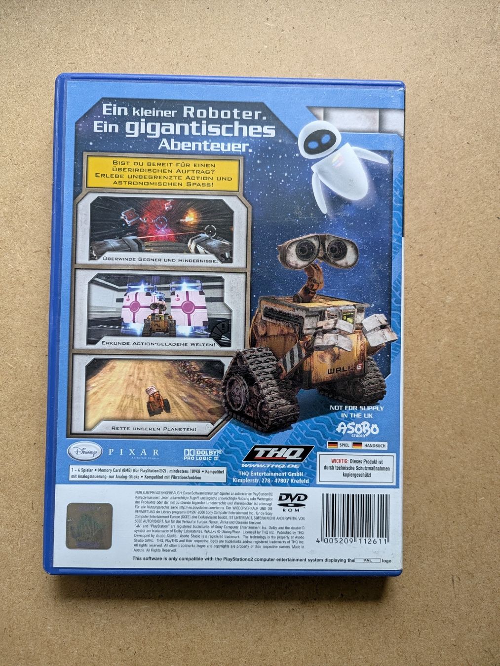 Giochi: WALL-E Der letzte räumt die Erde auf PS2 – Usato da Chur venduto da FreakofRarity 1