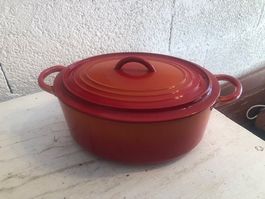 Ancienne cocotte Le Creuset en fonte