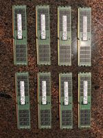 8 barrettes RAM Samsung 32GB DDR4 ECC 2400T occasion