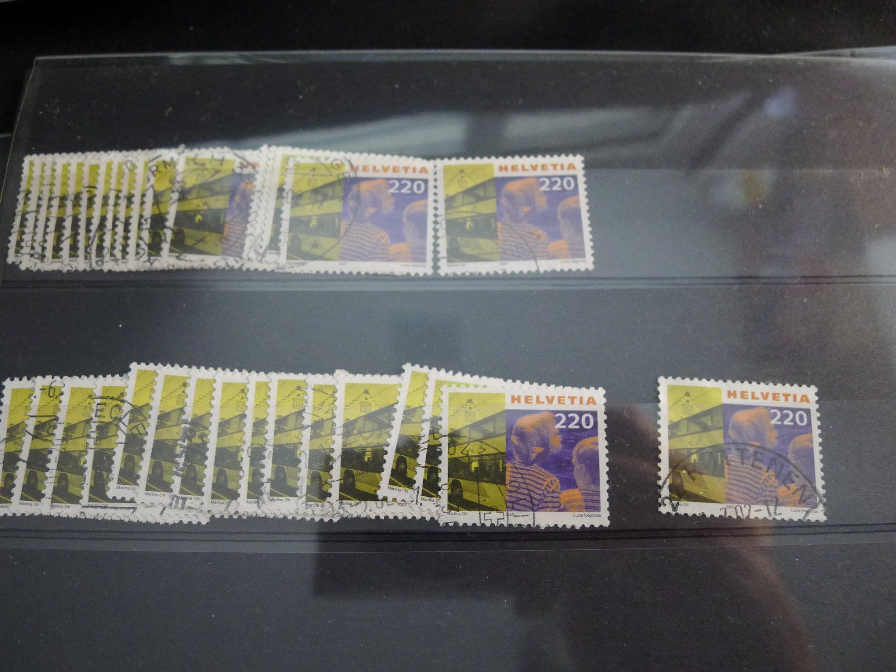 Alle Briefmarken: Schweizer Dubletten Posten auf 9 Steckkarten – Gebraucht aus Dagmersellen von wyss1982 7