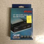 Adapter/SSD/HDD 2,5"/2x Ext.USB3.0 Ports von Akasa
