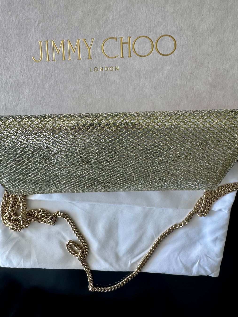 Jimmy Choo Borse da donna: JIMMY CHOO - Milla Clutch gold – Usato da Steinhausen venduto da Cgnzug 2