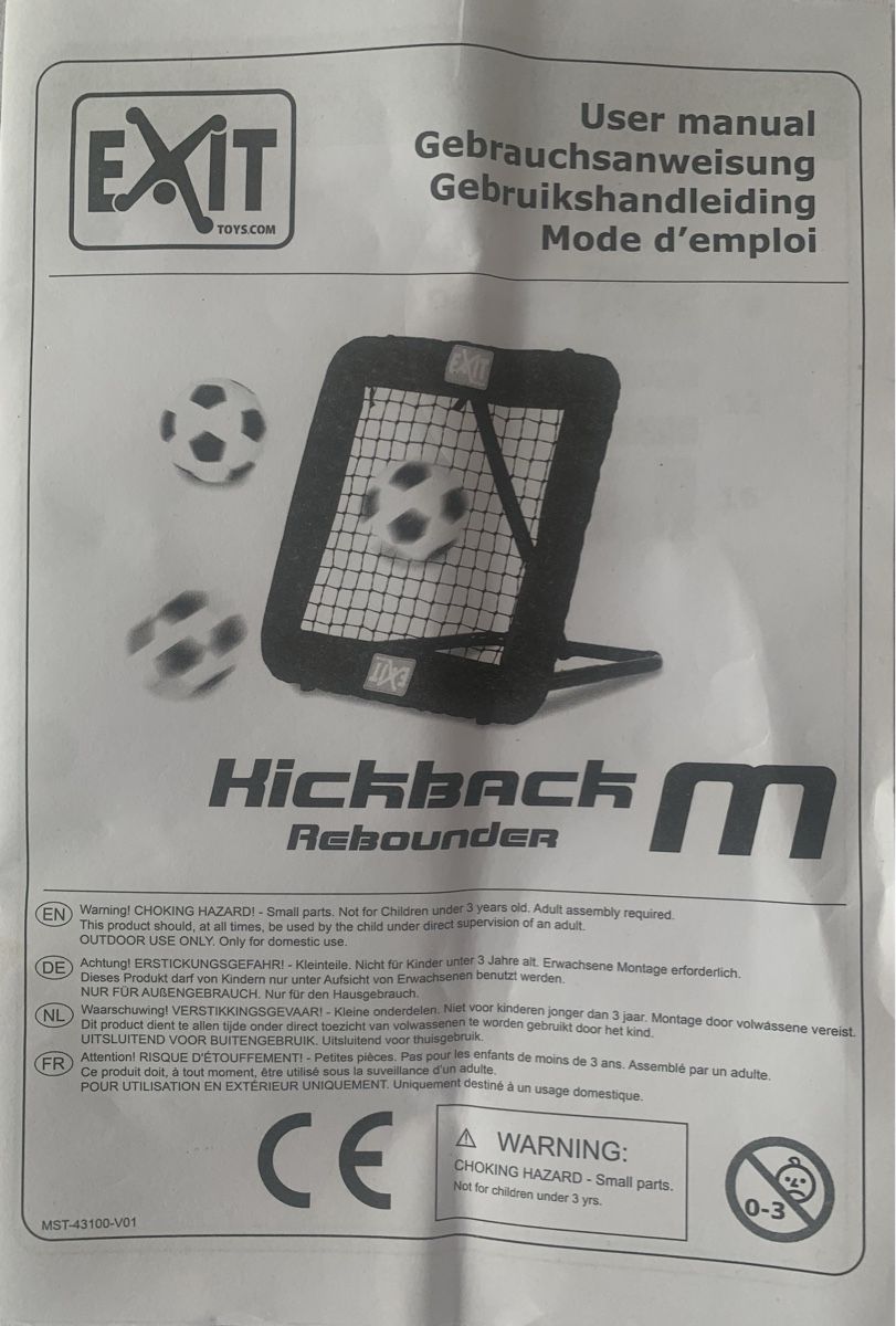 Spiele: Rebound-Wand 84 x 84 cm – Neu (gemäss Beschreibung) aus Oberrohrdorf von Pesch27