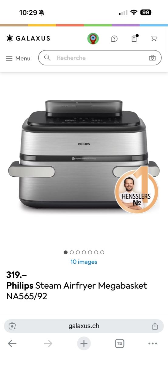 Forni: Airfryer Philips Steam 5000 – Nuovo e nell'imballaggio originale da Lausanne venduto da gio_qwg7 1