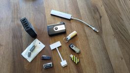 Diverse USB Sticks, Adapter, Cardreader ab 1.-