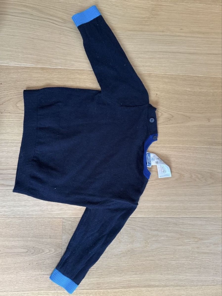 Jacadi Maglioni & Felpe: Warmer Jacadi Pullover mit Auto-Motiv, Grösse 81 – Nuovo (secondo la descrizione) da Sonnental venduto da sop_9scm 2
