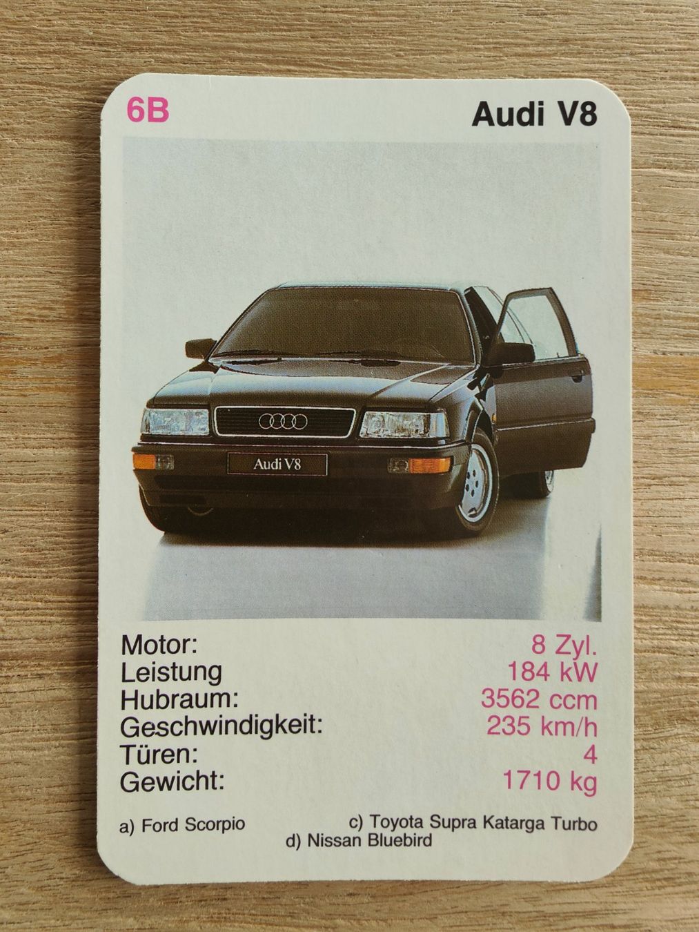 Giochi: Quartett Autos – Usato da Zuzwil SG venduto da Atalanta75 3