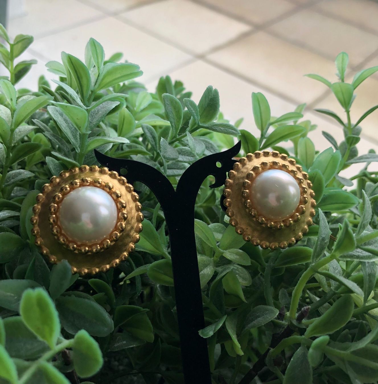 Orecchini pendenti & Orecchini a lobo: Wunderschöne Ohrringe mit gold Plaiting – Usato da Winkel venduto da Luxtime 6
