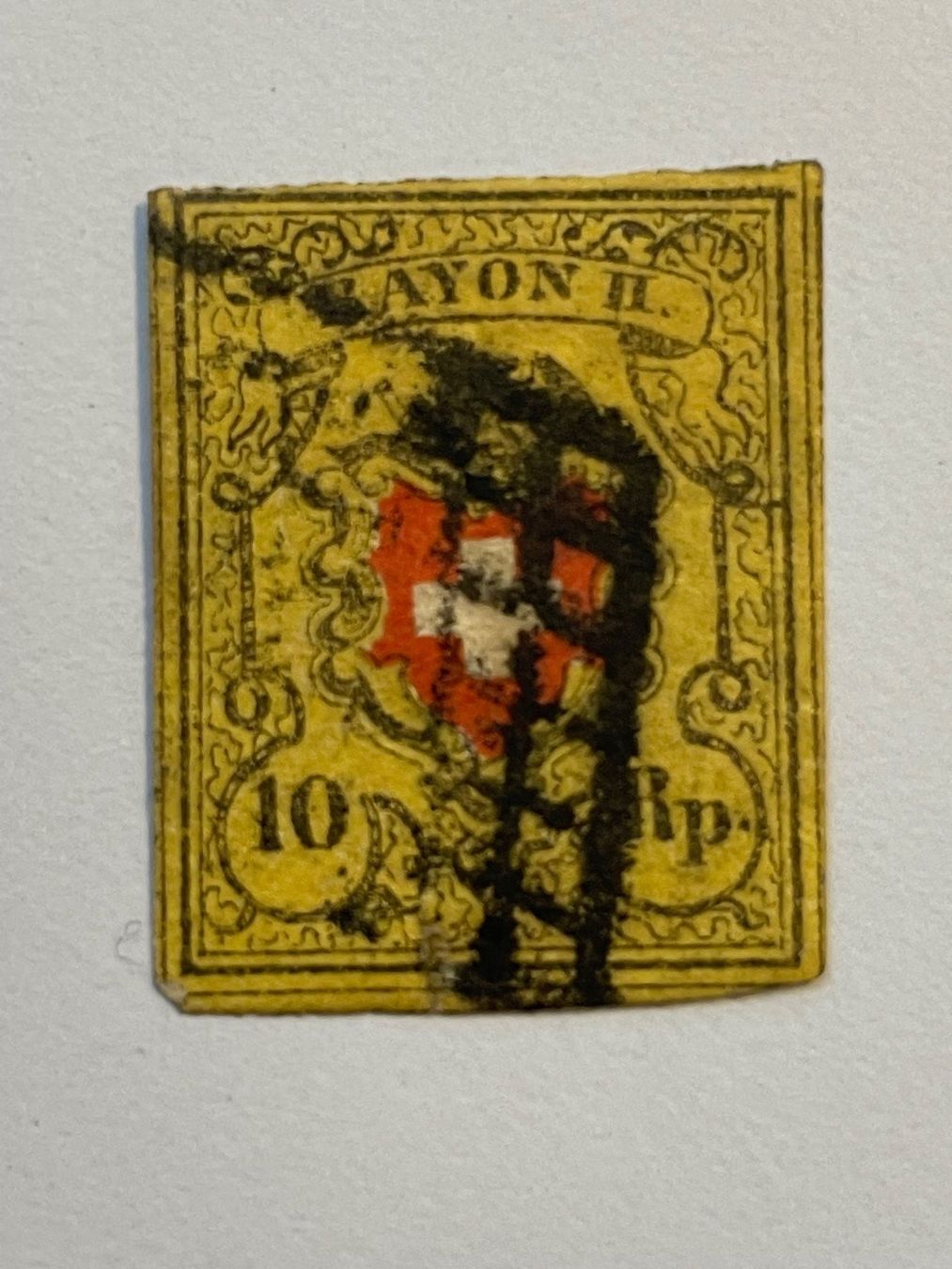 Alle Briefmarken: 1850 Rayon II ZNr. 16II – Gebraucht aus Küssnacht am Rigi von POSTOMASTER