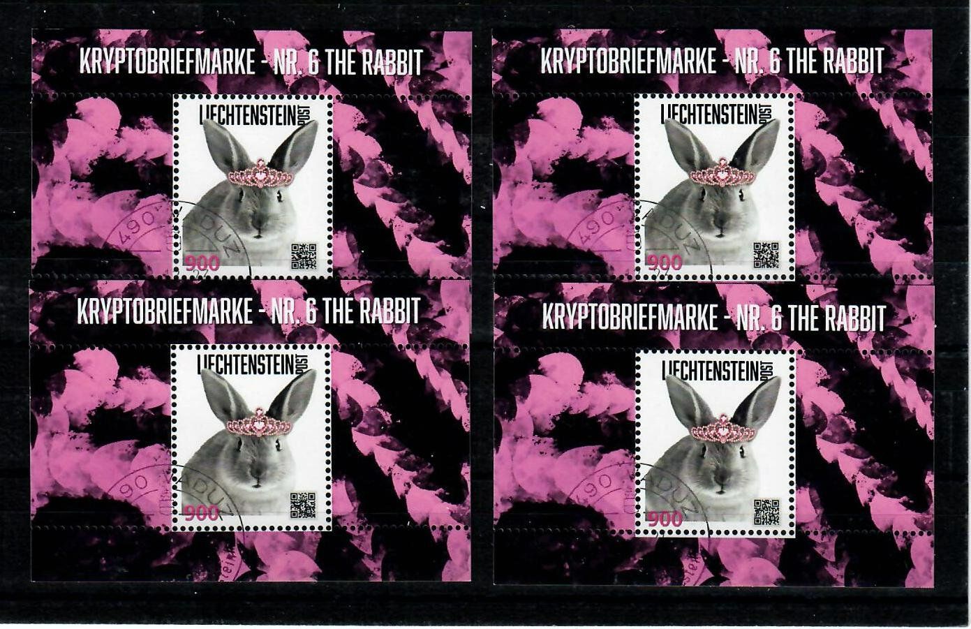 Tutti i francobolli: Crypto Briefmarke - Nr. 6 The RABBIT kompl. Serie gest. – Usato da Schlieren venduto da Dalpie1414
