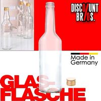 10er-Set 500ml GLASFLASCHEN Flasche mit Schraubverschluss