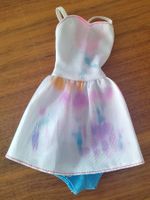 Mattel Barbie Dress Batik Rock mit Bade Slip blau