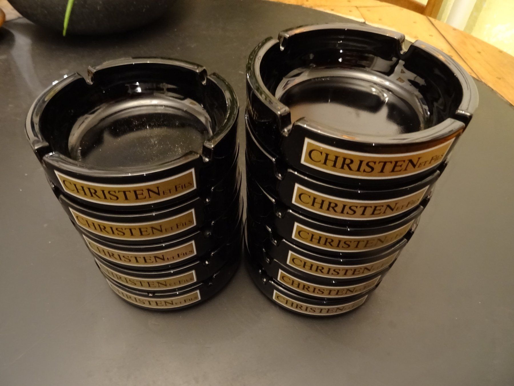 Portacenere: 11x Aschenbecher Christen Champagne – Nuovo (secondo la descrizione) da Binningen venduto da 3zoepfli 3