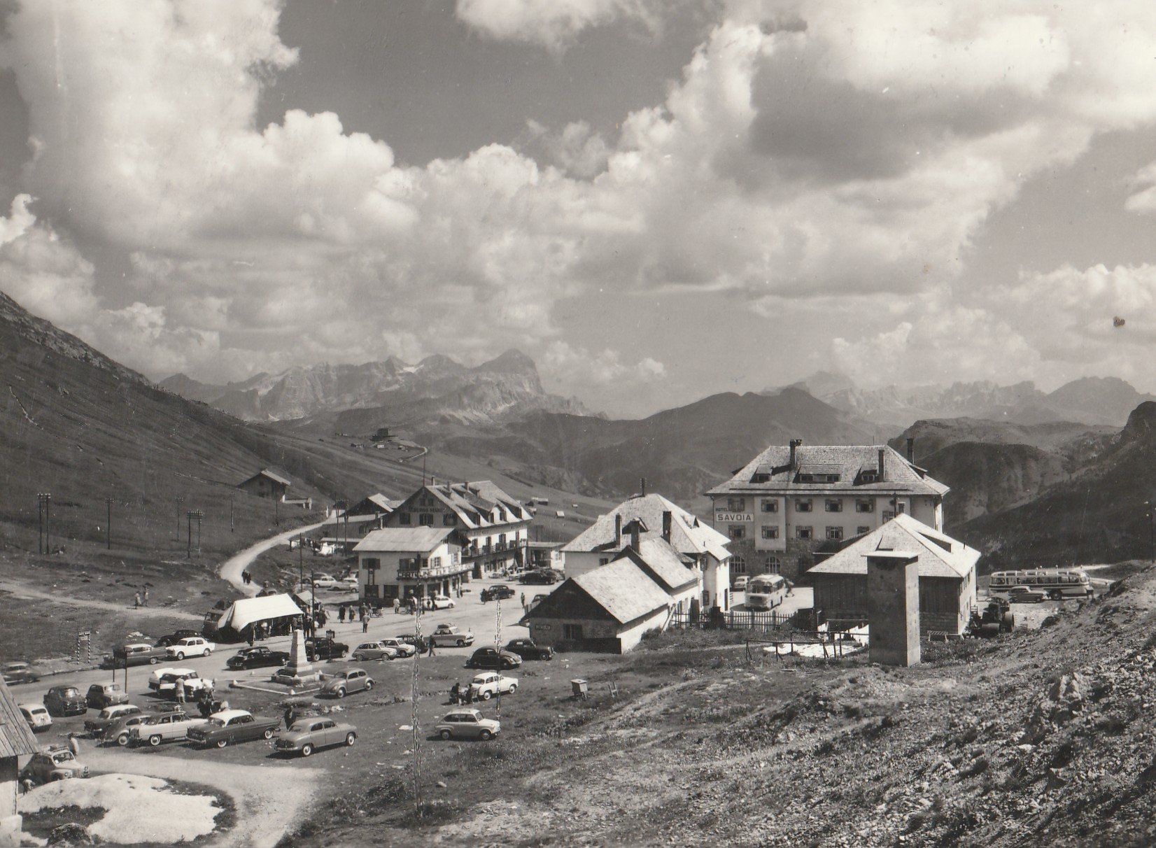 Cartoline postali: Pass Pordoi – Usato da Lumbrein venduto da made02