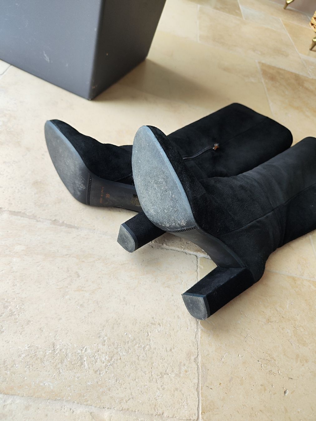 Scarpe da donna: Leder Stiefel 39 (nubuk) – Usato da Uerikon venduto da paloma61 3