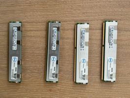 32GB Server RAM Kit (4x 8GB) DDR3 ECC Reg PC3-8500R Dell