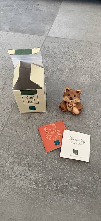 Statuette: Animaletto volpe THUN – Nuovo e nell'imballaggio originale da Bellinzona venduto da spa_69zv