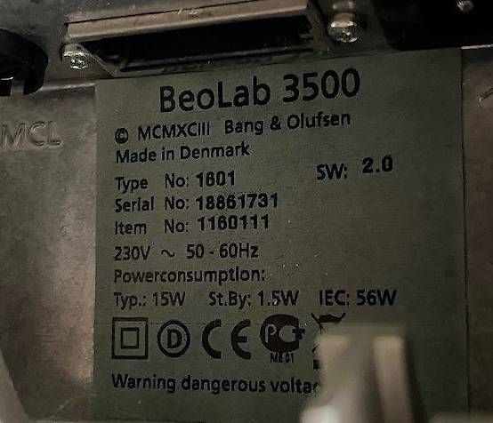 Lautsprecher: Beolab 3500 (Lautsprecher) – Gebraucht aus Altendorf von Amigo11 1