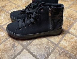 Chic Stivaletti con paillettes-tg39.5/40-nuovi