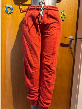 Coole rote Jogginghose Orange Gr XS