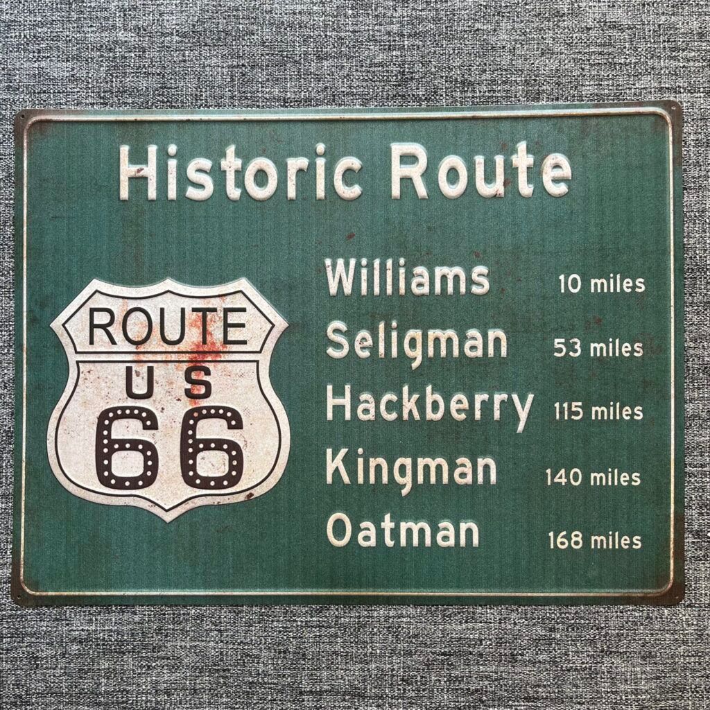 Insegne: Historic Route 66 Schild Metal Art – Nuovo (secondo la descrizione) da Schwyz venduto da rs-trend