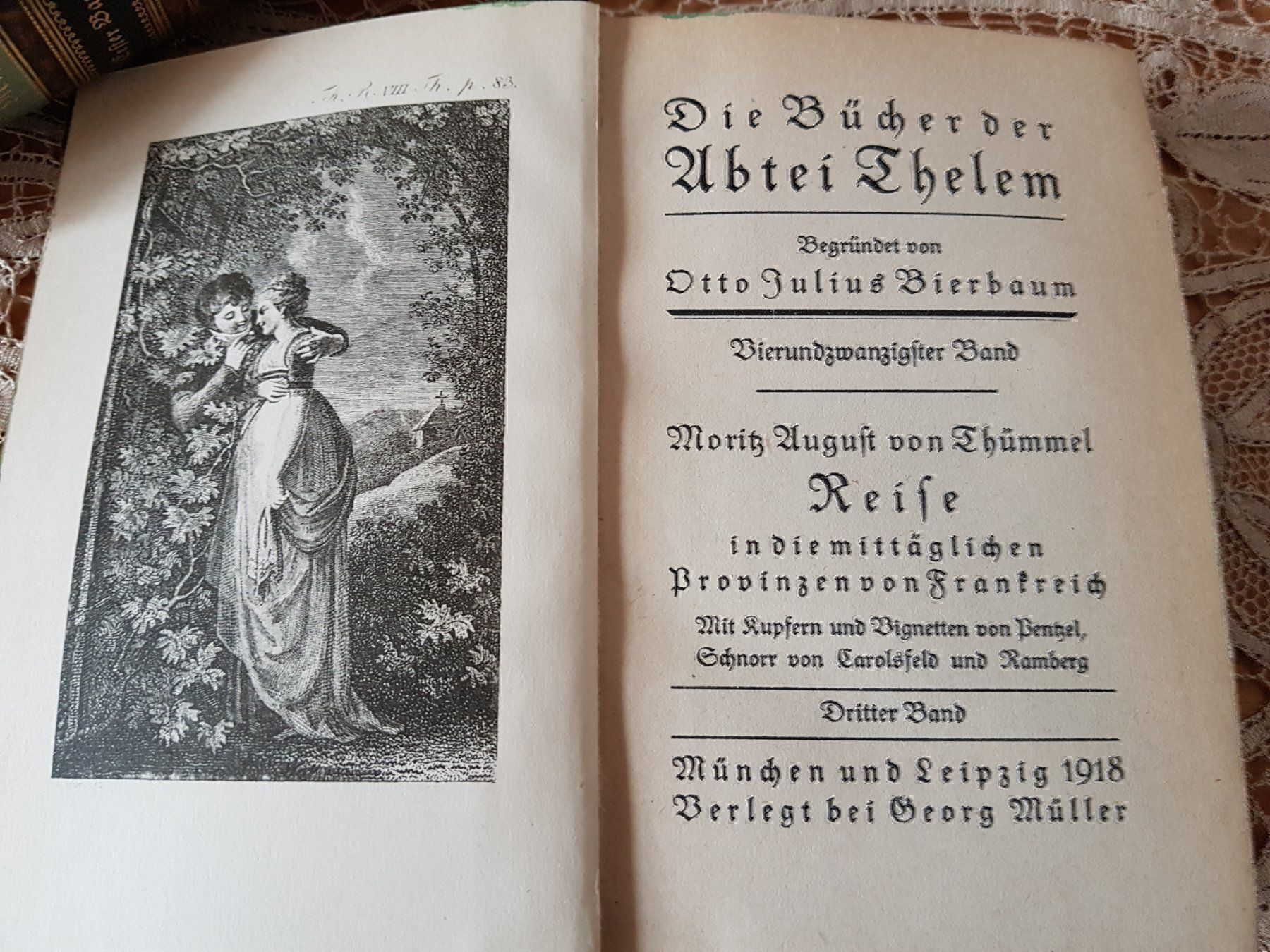Bücher: Reise von Thümmel Moritz August in 3 Bän – Gebraucht aus zürich von gabab 9