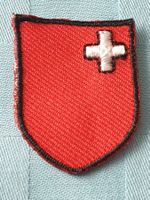 Vintage Badge Wappen Kanton Schwyz ST. GALLER STICKEREI