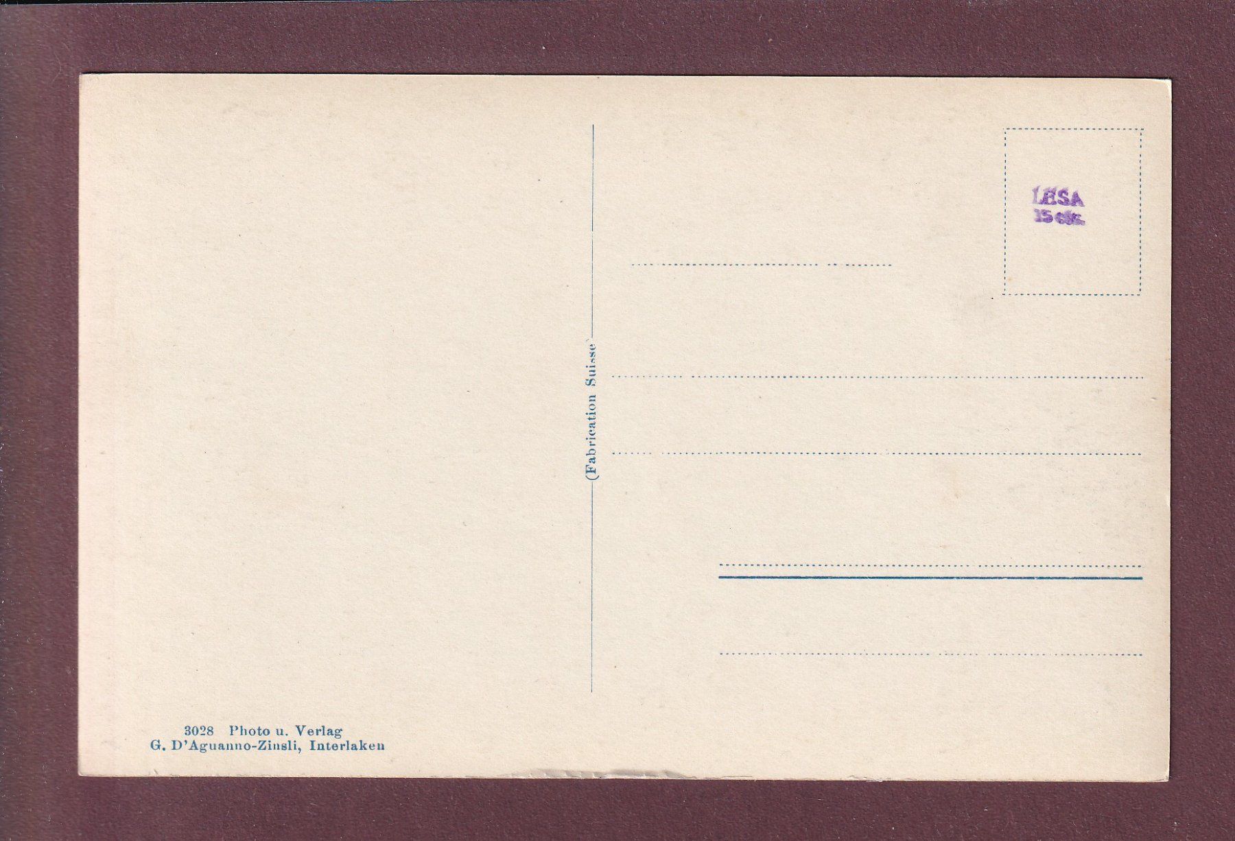 Cartes postales: JUNGFRAUJOCH - Hotel - Leute – D'occasion à Pully par nicecards 1