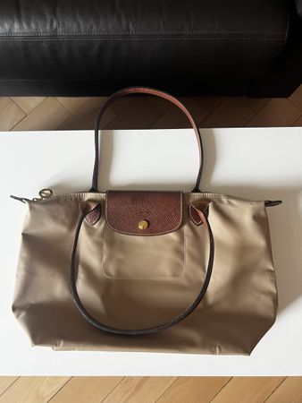 Longchamp Le Pliage Tasche beige guter Zustand
