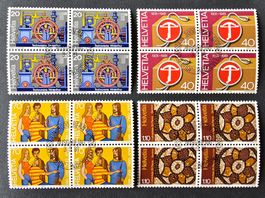 Sonderpostmarken II/ ET (1981) Viererblöcke