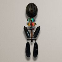 Modularer Wandhalter für Radsportzubehör-Gear Rack
