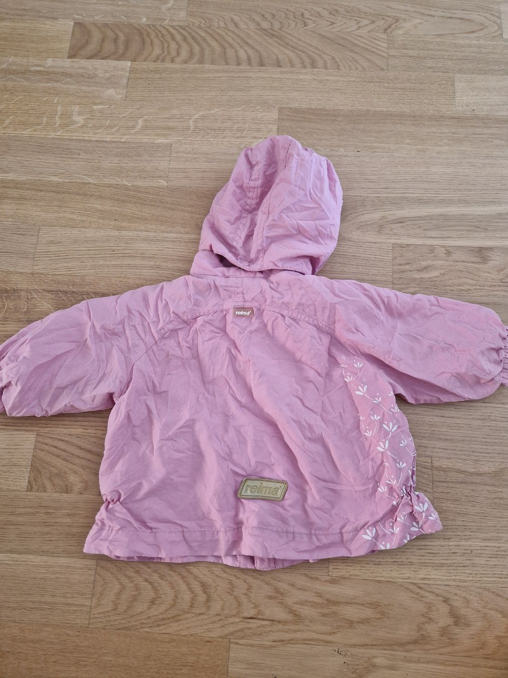 Reima Giacche & Cappotti: Herbstjacke Reima Pink mit Blumen – Usato da Basel venduto da Alekto 1