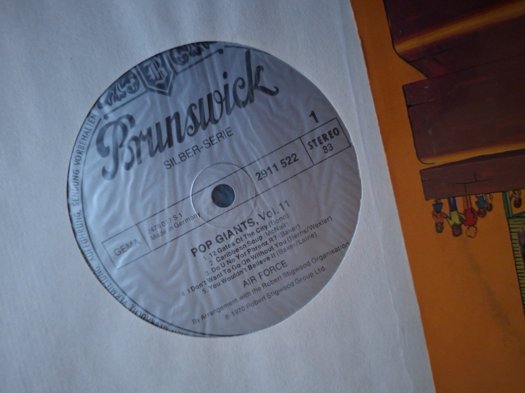 Schallplatten: POP GIANTS Vol. 11 AIR FORCE Ginger Baker – Gebraucht aus Burg AG von ..machine_rec.. 1