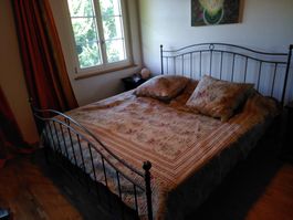 Englisches Doppelbett Metallgestell Vintage guter Zustand