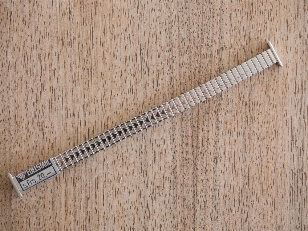 Bracelet De Montre Fixoflex Or 21Mm Vintage NOS