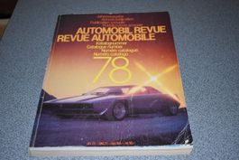Catalogue Revue Automobile 1978