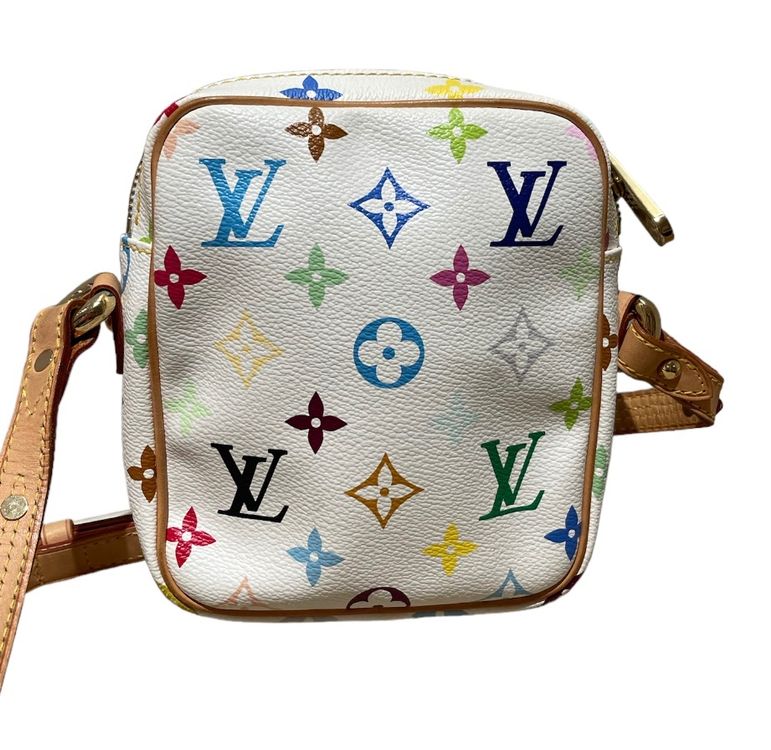 Louis Vuitton Tasche Weiss Bunt