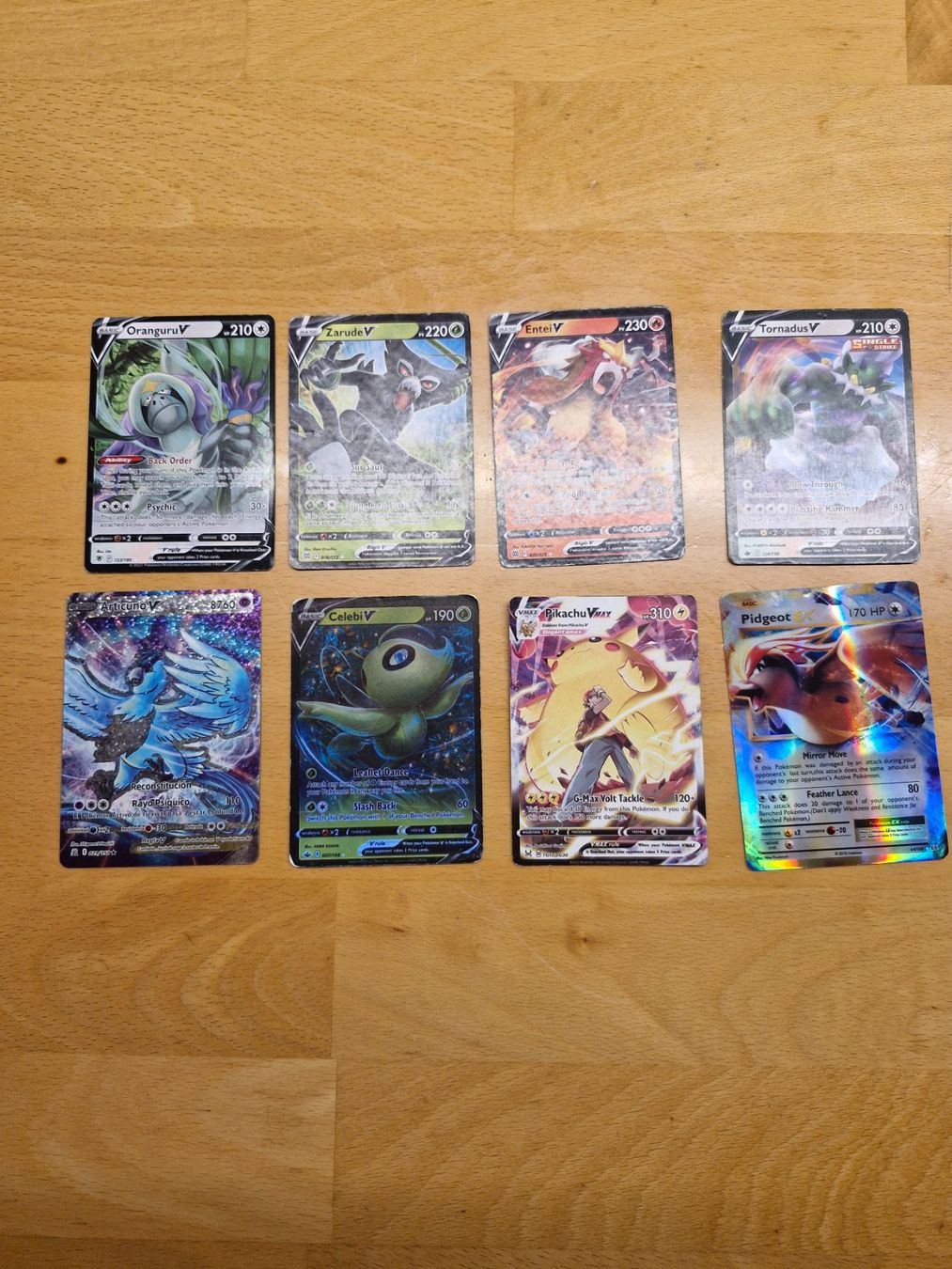 Pokémon Sammelbilder & Trading cards: Pokémon Karten V 7Stk – Gebraucht aus Worben von 88hco