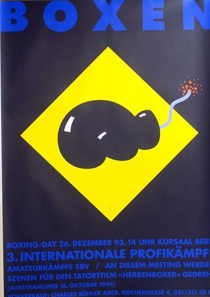 Fotografie & Manifesti: Claude Kuhn,  Profikämpfe – Nuovo (secondo la descrizione) da Bern venduto da Vintage-Art-Poster