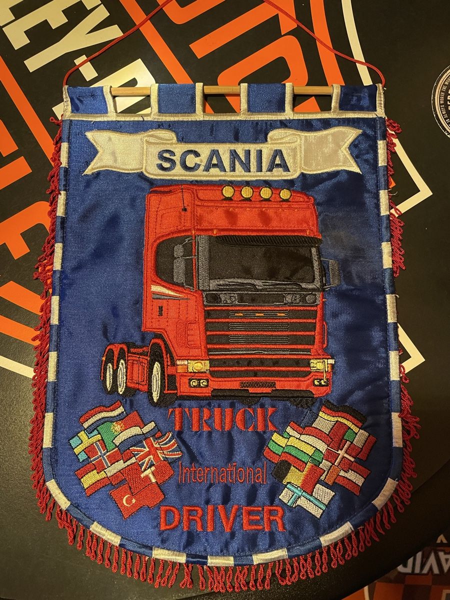 Fahnen: Scania Wimpel Groß gestickt – Gebraucht aus Unterägeri von Hotrod66