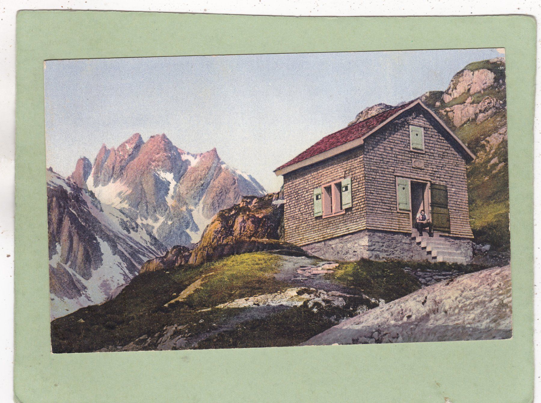 Cartoline postali: Etzlihütte mit Sonnig Wichel – Usato da Herisau venduto da Lisegrat2008