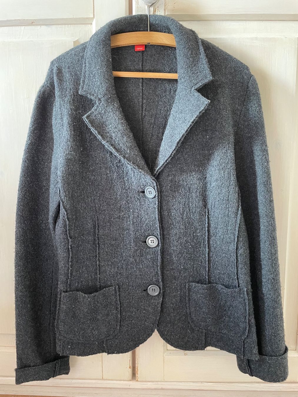 Esprit Jacken: Esprit Blazer aus Merinowolle grau – Gebraucht aus Lugnorre von SiBu1812