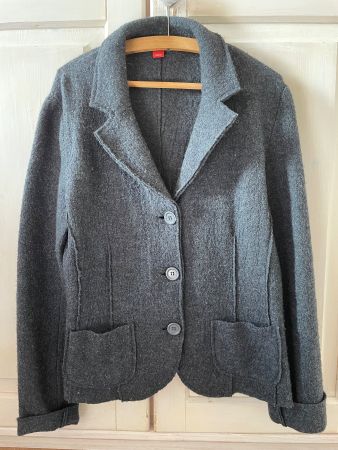 Esprit Blazer aus Merinowolle grau
