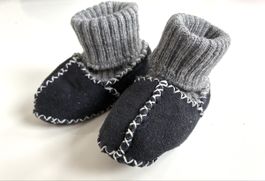Baby Winterschühchen extra weich Leder+Wolle