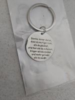 Schlüsselanhänger mit Spruch, neu
