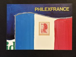 Carte postale PHILEXFRANCE 82 Paris 1982 bon état